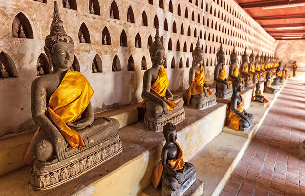 Laos - Tempel, Trekking, Traditionen